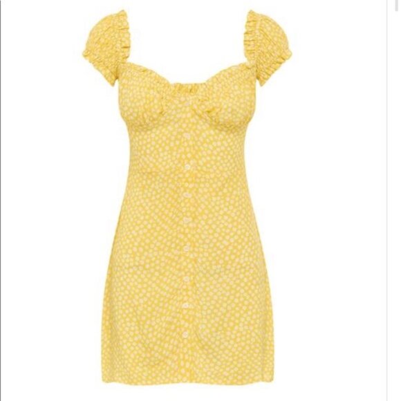 With Jéan Isabelle Dress Daisy Lemon XS - Picture 5 of 12